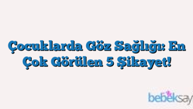 Çocuklarda Göz Sağlığı: En Çok Görülen 5 Şikayet!