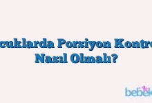 Çocuklarda Porsiyon Kontrolü Nasıl Olmalı?