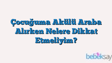Çocuğuma Akülü Araba Alırken Nelere Dikkat Etmeliyim?