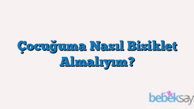 Çocuğuma Nasıl Bisiklet Almalıyım?