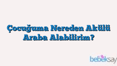Çocuğuma Nereden Akülü Araba Alabilirim?