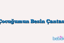 Çocuğumun Besin Çantası