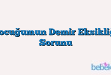 Çocuğumun Demir Eksikliği Sorunu