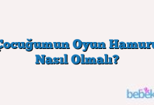 Çocuğumun Oyun Hamuru Nasıl Olmalı?