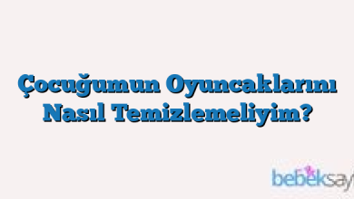 Çocuğumun Oyuncaklarını Nasıl Temizlemeliyim?
