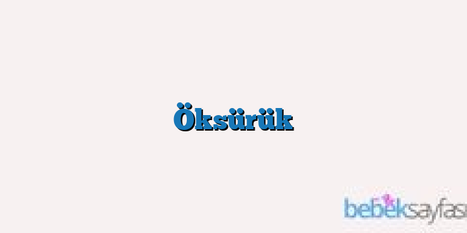 Öksürük
