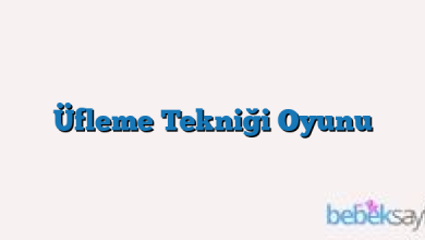 Üfleme Tekniği Oyunu