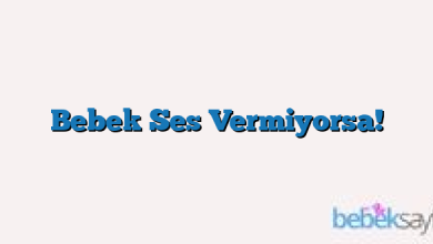 Bebek Ses Vermiyorsa!