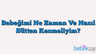 Bebeğimi Ne Zaman Ve Nasıl Sütten Kesmeliyim?