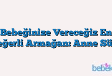 Bebeğinize Vereceğiz En Değerli Armağan: Anne Sütü