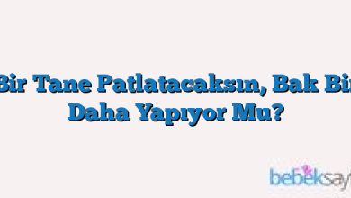 Bir Tane Patlatacaksın, Bak Bir Daha Yapıyor Mu?