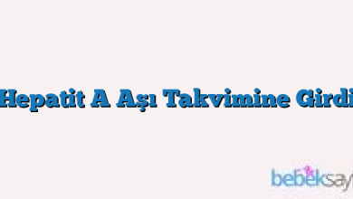 Hepatit A Aşı Takvimine Girdi