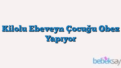 Kilolu Ebeveyn Çocuğu Obez Yapıyor