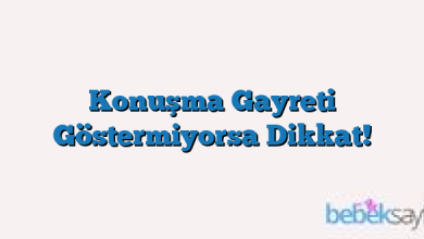 Konuşma Gayreti Göstermiyorsa Dikkat!