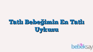 Tatlı Bebeğimin En Tatlı Uykusu