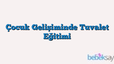 Çocuk Gelişiminde Tuvalet Eğitimi