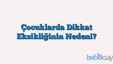 Çocuklarda Dikkat Eksikliğinin Nedeni?