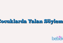 Çocuklarda Yalan Söyleme