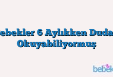 Bebekler 6 Aylıkken Dudak Okuyabiliyormuş