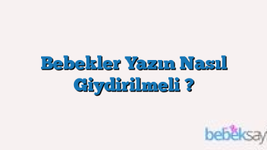 Bebekler Yazın Nasıl Giydirilmeli ?