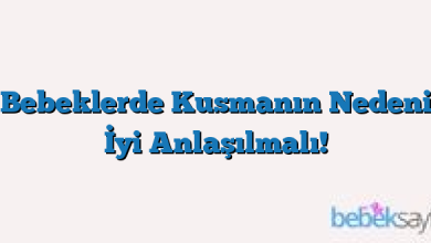 Bebeklerde Kusmanın Nedeni İyi Anlaşılmalı!