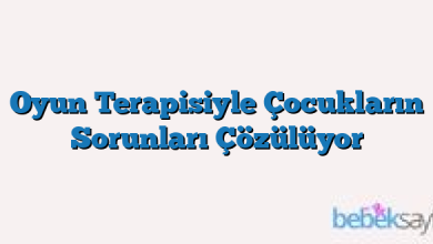 Oyun Terapisiyle Çocukların Sorunları Çözülüyor