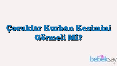 Çocuklar Kurban Kesimini Görmeli Mi?